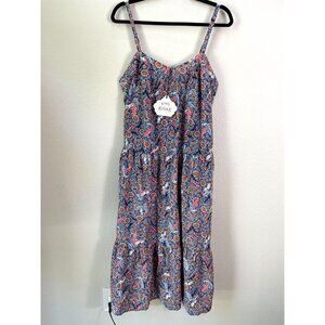 Knox Rose Floral Print Dress - Blue and Pink
